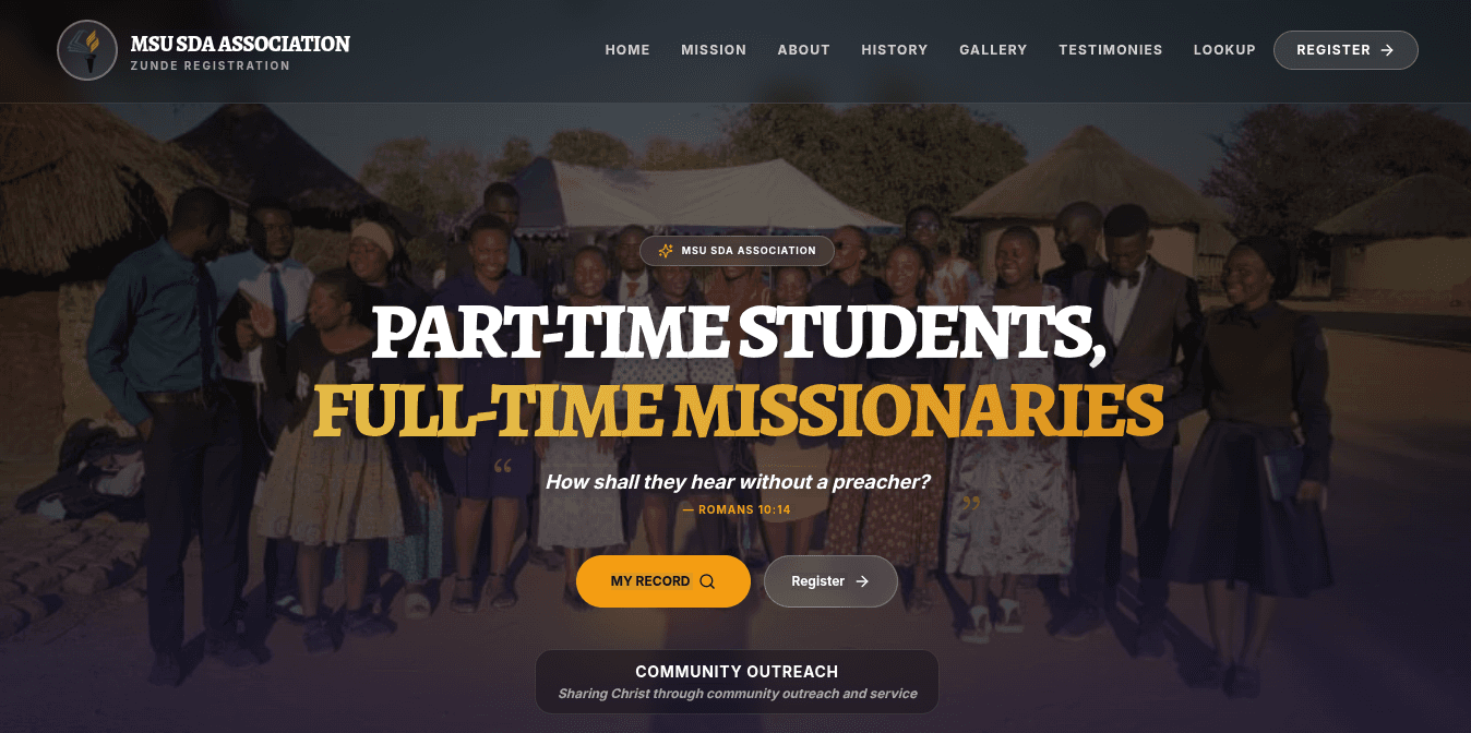 ZUNDE Mission Management System